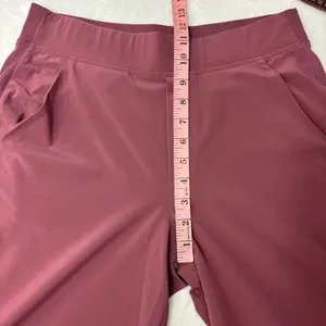 Athleta‎ Women's Rich Red -Maroon Straight Leg Pants Size 6 thumbnail 7