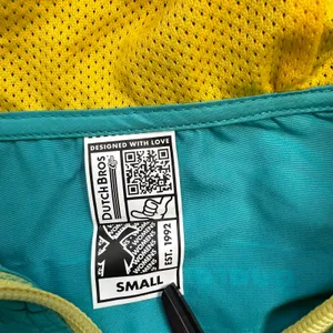 Dutch bros blue color block wonder breaker jacket size small outerwear outdoors thumbnail 6