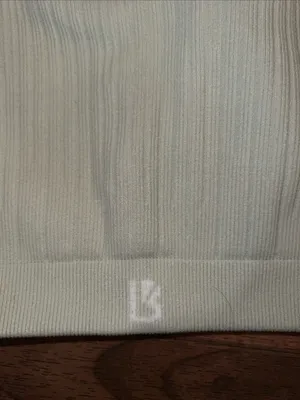 BuffBunny Ribbed Scoop Crop Tank - Light Green Medium thumbnail 4
