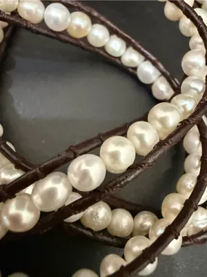 VICTORIA EMERSON Cultured Pearls 36” Wrap Bracelet thumbnail 6