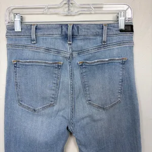 Abercrombie & Fitch Simone High Rise Ankle Flare Distressed Size‎ 27/4 Short thumbnail 5
