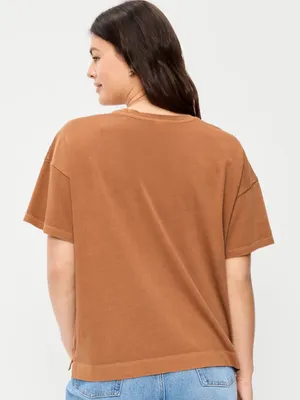 5 for $20 MIX N MATCH NWT Brown Crewneck Tee thumbnail 2