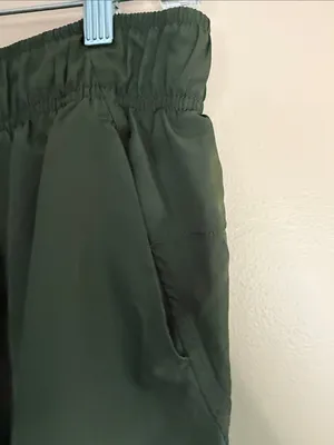 Athletic Works Olive Green Women's Athletic Shorts thumbnail 3
