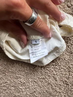 SheIn White corset thumbnail 3