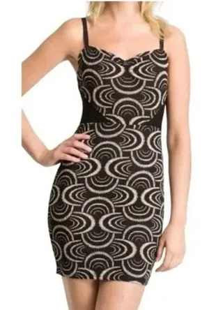 Free‎ People Lower East Side Black Lace Mini Dress Romantic Boho Sz S thumbnail 1