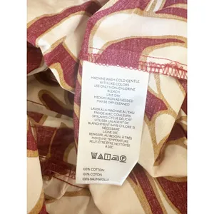 Anthropologie Somerset Maxi‎ Dress XS Burgundy Cream Printed Smocked Tiered NEW thumbnail 9