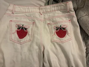 edikted white jeans  thumbnail 2
