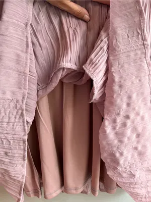 Bella Ella Boutique Crinkle Gauze Tiered Ruffle Dress Size Large thumbnail 7