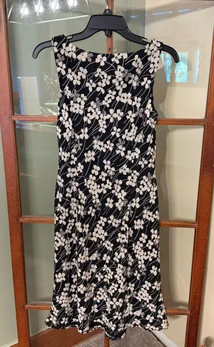 Harold's Vintage Midi Dress Black Size 4 thumbnail 3