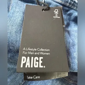Paige Vivianna‎ Halter Jumpsuit Jean in Dreamy NWT Size 23 NWT thumbnail 4