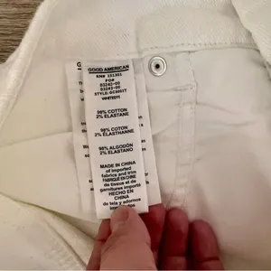 Good American Good Curve Jeans White D4* thumbnail 5