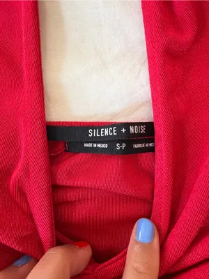 Urban Outfitters Silence + Noise Naomi Ruched Halter Top S thumbnail 4