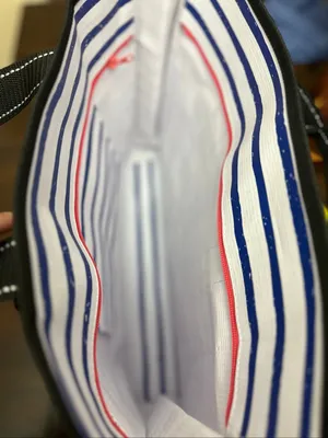 SCOUT blue and white striped utility tote bag thumbnail 7