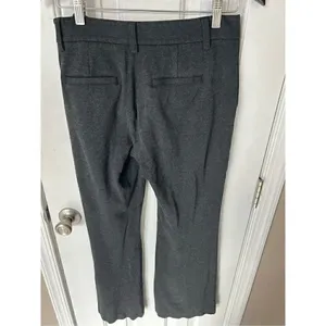 Cabi gray pants size 4 stretchy wide leg thumbnail 3