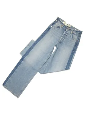NWT Citizens of Humanity Ayla Baggy in Tuxedo Skylights Rigid Jeans 25 thumbnail 4