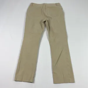Lauren Ralph Lauren Pants Womens 10 Khaki Beige Stretch Twill Straight Leg Jeans thumbnail 9