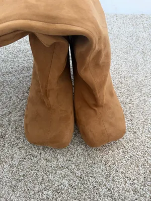 Amazon Tan suede hell boots thumbnail 3