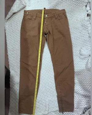 DSQUARED2 Brown Chinos Casual Wear women’s size 40 made in ITALY thumbnail 1