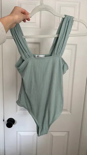 Ribbed Bodysuit thumbnail 1