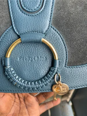 Sea by Chloe Hana Blue Suede Crossbody bag thumbnail 4