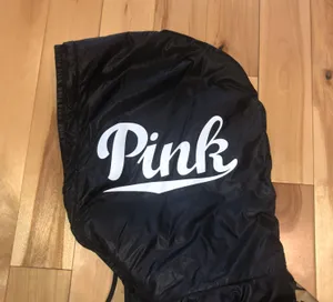 PINK Black Bomber Jacket thumbnail 7