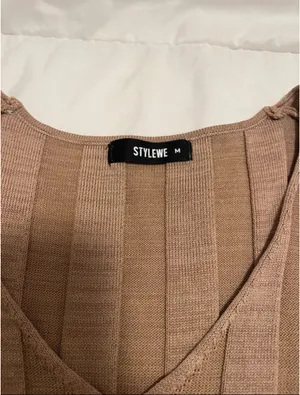 No sleeve sweater Brown Size M thumbnail 3