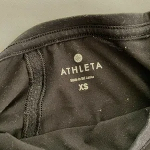 Athleta Top‎ Black plain Tee Shirt Short Sleeve XS thumbnail 8