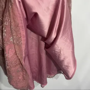Lovers + Friends Rayna Mini Dress Metallic Rose‎ Large Coquette Romantic thumbnail 8