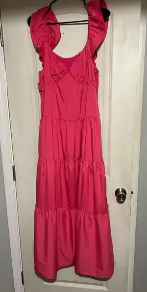 Boutique Pink Maxi Dress thumbnail 1