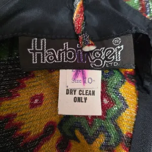 Vintage Harbinger Ltd Metallic Tapestry Print Camisole Size 10 90s Fairycore thumbnail 5