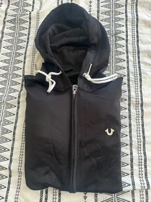 True Religion Men’s Hoodie jacket size large thumbnail 2