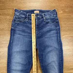 Mother Women's High Waisted Looker Ankle Fray Jeans 26 Lure Me In Skinny thumbnail 10