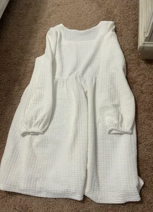 Amazon White long sleeve dress thumbnail 3