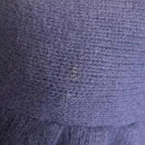 Elena Solano Angora Lambs Wool Sweater Cape Size PXL Purple Academia Shrug thumbnail 2