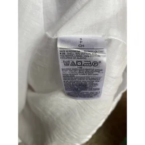 Old Navy Cotton Mini Dress White Puff Sleeve Cottagecore Coastal Clean Girl Boho thumbnail 7