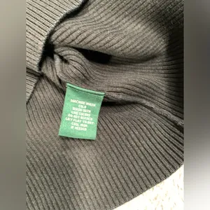 Lauren Ralph Lauren Black Turtleneck Sweater medium thumbnail 6