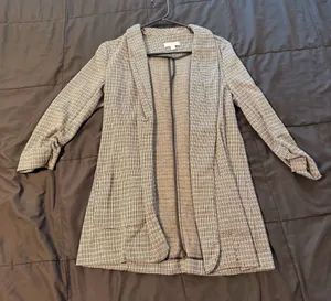 Houndstooth Blazer Gray Size M thumbnail 1