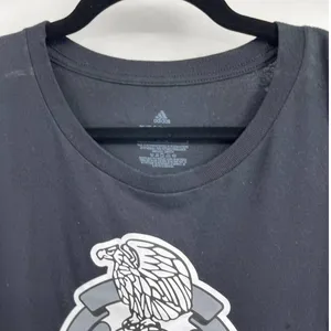 Adidas Womens Black Mexico Football Soccer National Team Logo T Shirt NEW Large thumbnail 4