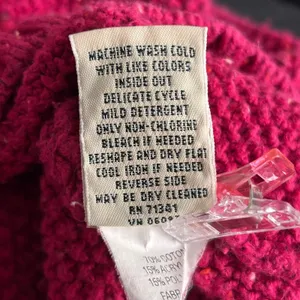 LL Bean Roll Neck Sweater Large‎ Pink thumbnail 9