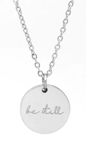 Be Still Necklace Silver thumbnail 1