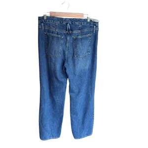 Good American - Good ‘90s Relaxed Jeans Blue Rigid Denim Sz 8 thumbnail 6