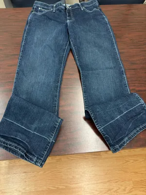 Wrangler Q-Baby Ultimate Riding Mid Rise Boot Cut Jeans Size 11/12x32 thumbnail 2