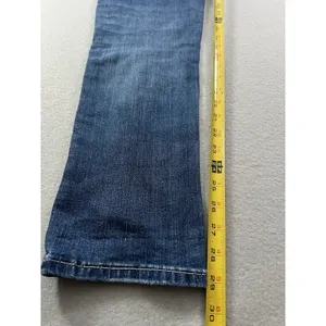 White House Black Market WHBM 6R Slim Ankle Jeans Distressed Medium‎ Wash Blue thumbnail 5