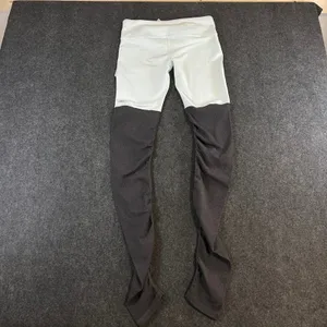Alo Yoga Goddess Leggings Mint Stormy Heather Ribbed Colorblock W5386R Large NWT thumbnail 2