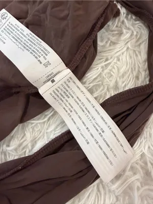 Abercrombie & Fitch soft matte bodysuit with mock neck in brown thumbnail 6