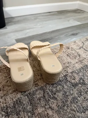 Platform wedges Tan Size 8.5 thumbnail 3