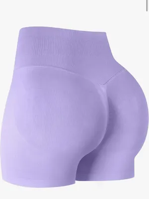 NWOT Light Purple Booty Lifting shorts fit like size XS thumbnail 2