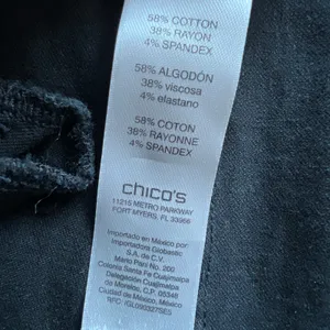 Chicos Pants Womens Size 1 Medium Black thumbnail 10