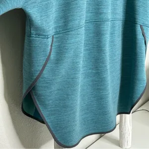 The North Face Womens Pullover Tunic Sweatshirt Teal‎ Blue Funnel Neck XS thumbnail 8