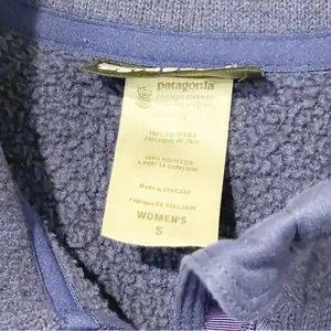 Patagonia Women's Size‎ Small Violetti Purple Better Sweater 1/4-Zip Fleece thumbnail 4